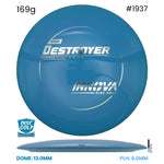 Disc Golf Warehouse Innova Destroyer - Pro Plastic Blue/Silver 169g