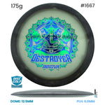 Disc Golf Warehouse Innova Destroyer - Proto Glow Halo Champion Plastic - Ohn Scoggins 2026 Tour Series Black/Multicolor 175g