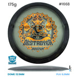 Disc Golf Warehouse Innova Destroyer - Proto Glow Halo Champion Plastic - Ohn Scoggins 2026 Tour Series Black/Multicolor 175g