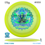 Disc Golf Warehouse Innova Destroyer - Proto Glow Halo Champion Plastic - Ohn Scoggins 2026 Tour Series Yellow/Multicolor 175g