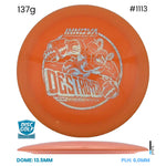 Disc Golf Warehouse Innova Destroyer - Star Plastic Orange/Silver 137g