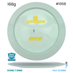 Disc Golf Warehouse Innova Destroyer - Star White Bottom Stamp Plastic White/Gold, Silver 168g