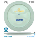 Disc Golf Warehouse Innova Destroyer - Star White Bottom Stamp Plastic White/Gold, Silver 170g