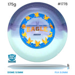 Disc Golf Warehouse Innova Eagle - Duo Plastic - Calvin Heimburg 2026 Tour Series Purple/Silver, Blue Metallic 175g