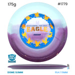 Disc Golf Warehouse Innova Eagle - Duo Plastic - Calvin Heimburg 2026 Tour Series Purple/Silver, Blue Metallic 175g