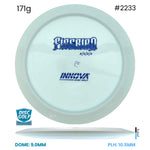 Disc Golf Warehouse Innova Firebird - Star White Bottom Stamp Plastic White/Rainbow Holo 171g