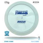 Disc Golf Warehouse Innova Firebird - Star White Bottom Stamp Plastic White/Rainbow Holo 175g