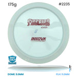 Disc Golf Warehouse Innova Firebird - Star White Bottom Stamp Plastic White/Rainbow Holo 175g