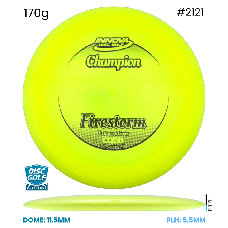 Disc Golf Warehouse Innova Firestorm - Champion Yellow/Black 170g
