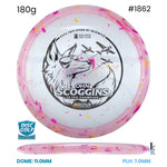 Disc Golf Warehouse Innova Fox - Party Time Plastic - Ohn Scoggins Commemorative Edition Pink/Silver 180g
