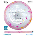 Disc Golf Warehouse Innova Fox - Party Time Plastic - Ohn Scoggins Commemorative Edition Pink/Silver 180g