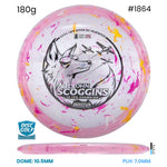 Disc Golf Warehouse Innova Fox - Party Time Plastic - Ohn Scoggins Commemorative Edition Pink/Silver 180g
