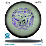 Disc Golf Warehouse Innova Fox - Proto Glow Halo Champion Plastic - Emily Weatherman 2026 Tour Series Black/Rainbow Holo 180g