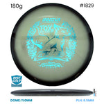 Disc Golf Warehouse Innova Fox - Proto Glow Halo Champion Plastic - Emily Weatherman 2026 Tour Series Black/Rainbow Holo 180g