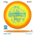 Disc Golf Warehouse Innova Gorgon - Halo Star Plastic Yellow/Blue Metallic 170g
