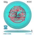 Disc Golf Warehouse Innova Gorgon - Star Plastic Blue/Red Metallic 168g
