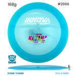 Disc Golf Warehouse Innova Katana - Champion Plastic Blue/Silver, Rainbow Holo 168g