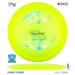 Disc Golf Warehouse Innova Leopard - Champion Plastic - Barry Schultz Signiture Yellow/Silver 171g