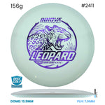Disc Golf Warehouse Innova Leopard - Star Plastic White/Purple Metallic 156g