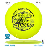 Disc Golf Warehouse Innova Leopard - Star Plastic Yellow/Black 160g
