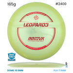 Disc Golf Warehouse Innova Leopard3 - Champion Proto Glow Plastic Glow/Silver, Holographic 165g