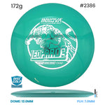 Disc Golf Warehouse Innova Leopard3 - Star Plastic Teal/Green Metallic 172g