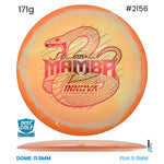 Disc Golf Warehouse Innova Mamba - Halo Star Plastic Orange/Red Metallic 171g