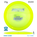 Disc Golf Warehouse Innova Savant - Champion Plastic Yellow/Blue Metallic 171g