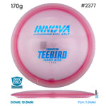 Disc Golf Warehouse Innova Teebird - Champion Plastic Pink/Green Metallic, Ghost 170g