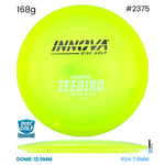 Disc Golf Warehouse Innova Teebird - Champion Plastic Yellow/Black, White 168g