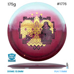 Disc Golf Warehouse Innova Teebird - Duo Plastic - Rainers Balodis Commemorative Edition Red/Gold, Black 175g