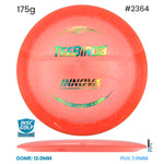 Disc Golf Warehouse Innova Teebird3 - Champion Metal Flake Plastic Peach/Rainbow Holo 175g