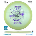 Disc Golf Warehouse Innova Teebird3 - Champion Proto Glow Plastic - Rainers Balodis 2026 Tour Series Glow/Black 175g