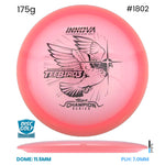Disc Golf Warehouse Innova Teebird3 - Champion Proto Glow Plastic - Rainers Balodis 2026 Tour Series Pink Glow/Green 175g
