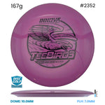 Disc Golf Warehouse Innova Teebird3 - Star Plastic Purple/Black 167g