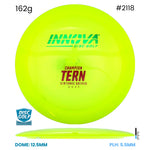 Disc Golf Warehouse Innova Tern - Champion Plastic Yellow/Green Metallic, Red Metallic 162g