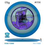 Disc Golf Warehouse Innova Thunderbird - Halo Champion Moondust Plastic - Henna Blomroos 2026 Tour Series Blue/Red Metallic, Silver 175g