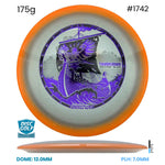 Disc Golf Warehouse Innova Thunderbird - Halo Champion Moondust Plastic - Henna Blomroos 2026 Tour Series Orange/Purple Metallic, Black 175g