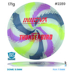 Disc Golf Warehouse Innova Thunderbird - I-Dye Champion Full Colour Dye/Rainbow Holo, Black 171g