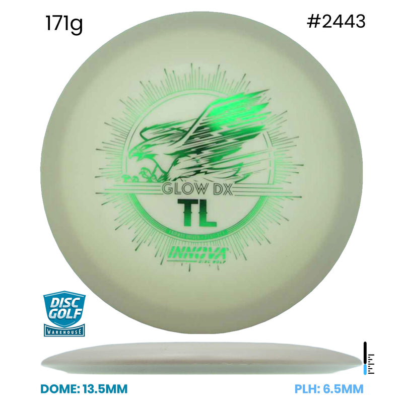 Disc Golf Warehouse Innova TL - DX Glow Plastic Glow/Multicolor 171g