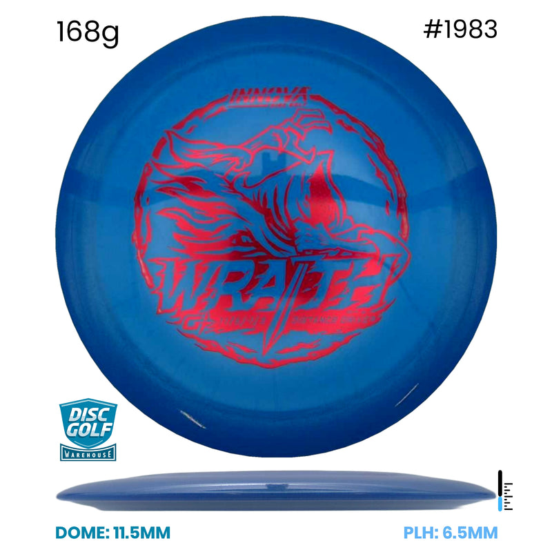 Disc Golf Warehouse Innova Wraith - G Star Plastic Blue/Black 168g