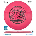 Disc Golf Warehouse Innova Wraith - G Star Plastic Pink/Black 168g