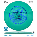 Disc Golf Warehouse Innova Wraith - Star Plastic Teal/Rainbow Holo 171g