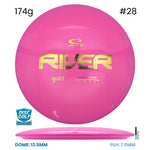 Disc Golf Warehouse Latitude 64 River - Gold Plastic Pink/Gold 174g