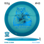 Disc Golf Warehouse Latitude 64 Sapphire - Opto Plastic Blue/#43/Blue Metallic 163g