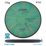 Disc Golf Warehouse MVP Atom - Cosmic Electron Soft Plastic Green/Black 174g