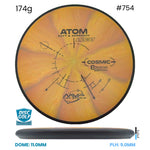 Disc Golf Warehouse MVP Atom - Cosmic Electron Soft Plastic Orange/Black 174g
