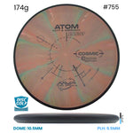Disc Golf Warehouse MVP Atom - Cosmic Electron Soft Plastic Orange/Black 174g