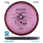 Disc Golf Warehouse MVP Atom - Proton Plastic Turquoise/Black 173g