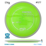 Disc Golf Warehouse MVP Control - Neutron Plastic Day Glow/White 174g